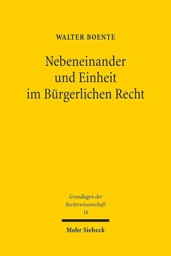 Nebeneinander und Einheit im Bürgerlichen Recht (eBook, PDF) - Boente, Walter