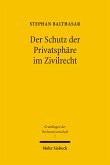 Der Schutz der Privatsphäre im Zivilrecht (eBook, PDF)