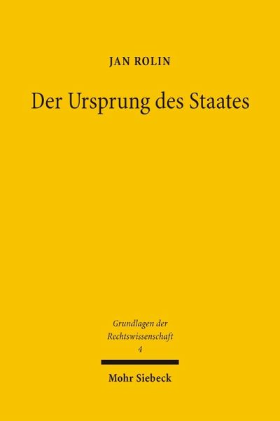 Der Ursprung des Staates (eBook, PDF)