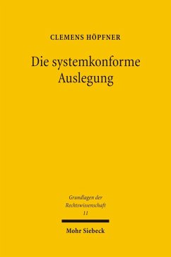 Die systemkonforme Auslegung (eBook, PDF) - Höpfner, Clemens