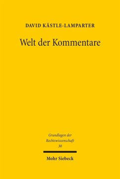 Welt der Kommentare (eBook, PDF) - Kästle-Lamparter, David