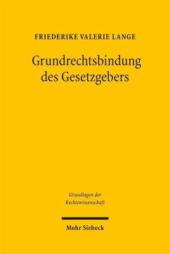 Cover Grundrechtsbindung des Gesetzgebers (eBook, PDF)