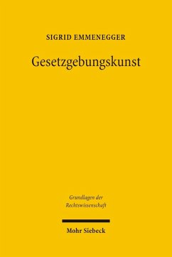Cover Gesetzgebungskunst (eBook, PDF)