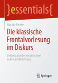 Die klassische Frontalvorlesung im Diskurs (eBook, PDF)