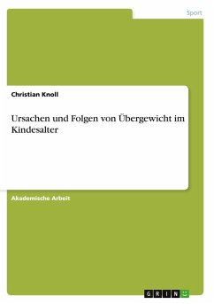 Cover Ursachen und Folgen von Übergewicht im Kindesalter