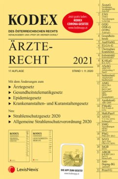 Cover KODEX Ärzterecht 2021