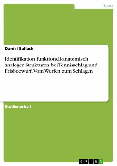 Identifikation funktionell-anatomisch analoger Strukturen bei Tennisschlag und Frisbeewurf. Vom Werfen zum Schlagen (eBook, PDF)
