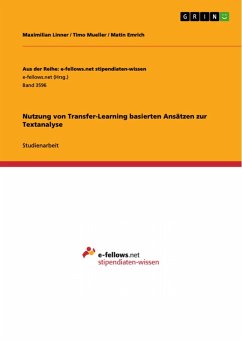 Nutzung von Transfer-Learning basierten Ansätzen zur Textanalyse (eBook, PDF)