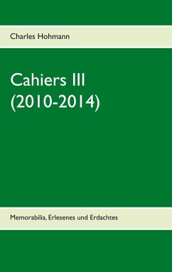 Cahiers III (2010-2014) (eBook, ePUB)