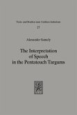 The Interpretation of Speech in the Pentateuch Targums (eBook, PDF)