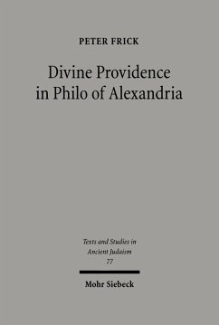 Divine Providence in Philo of Alexandria (eBook, PDF) - Frick, Peter