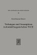 Techniques and Assumptions in Jewish... - Bild 1