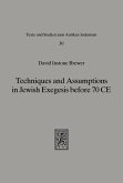 Techniques and Assumptions in Jewish Exegesis before 70 CE (eBook, PDF)