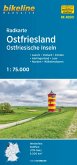 Radkarte Ostfriesland Ostfriesische Inseln