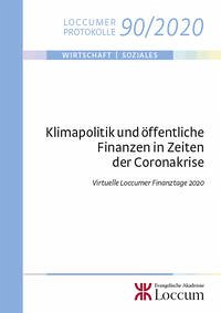 Klimapolitik und öffentliche Finanzen in Zeiten der Coronakrise - Lange, Joachim und Martin Junkernheinrich