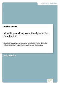 Cover Moralbegründung vom Standpunkt der Gesellschaft