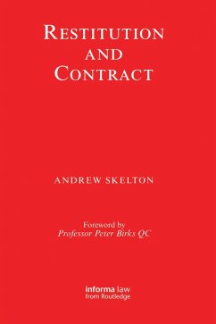 Restitution and Contract (eBook, PDF) - Skelton, Andrew