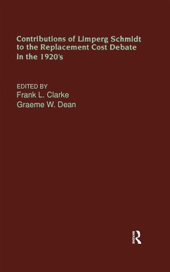 Cover Contributions of Limperg & Schmidt to the Replacement Cost Debate in the 1920s (eBook, PDF)