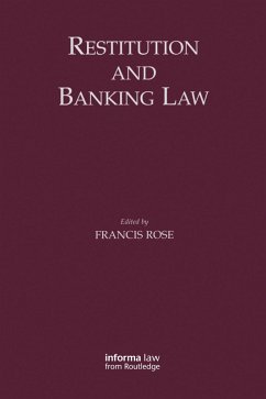 Cover Restitution and Banking Law (eBook, PDF)