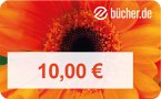 Geschenkgutschein 10 Euro (Motiv Blume orange)