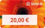 Geschenkgutschein 20 Euro (Motiv Blume orange)