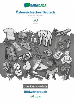 BABADADA black-and-white, Österreichisches Deutsch - Urdu (in arabic script), Bildwörterbuch - visual dictionary (in arabic script) - Babadada Gmbh