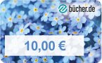 Geschenkgutschein 10 Euro (Motiv Blume blau)