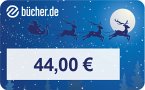 Geschenkgutschein 44 Euro (Motiv Weihnachten)