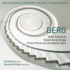 Violinkonzert,Sieben Frühe Lieder,Drei Orchester - Tilson Thomas,Michael/San Francisco Symphony