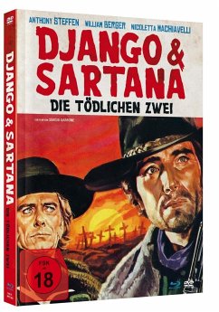 Django & Sartana - Die tödlichen Zwei Limited Mediabook Edition Uncut - Berger,William/Steffen,Anthony/Machiavelli,Nicolet