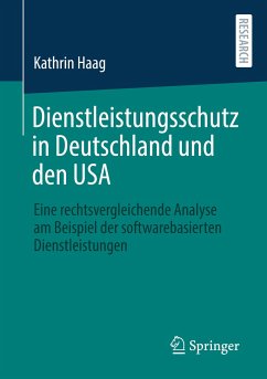 Dienstleistungsschutz in Deutschland und den USA - Haag, Kathrin