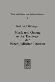Musik und Gesang in der Theologie der frühen jüdischen Literatur (eBook, PDF)