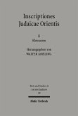 Inscriptiones Judaicae Orientis (eBook, PDF)