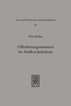Cover Offenbarungsstimmen im Antiken Judentum (eBook, PDF)