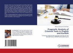 Pragmatic Analysis of Criminal Texts in English and Kurdish