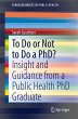 To Do or Not to Do a PhD? - Bild 1