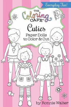 The Coloring Cafe Cuties-Paper Dolls to Color and Cut - Walter, Ronnie