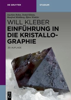 Einführung in die Kristallographie (eBook, PDF) - Bohm, Joachim; Klimm, Detlef; Mühlberg, Manfred; Winkler, Björn