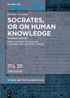 Socrates, or on Human Knowledge (eBook, ePUB) - Luzzatto, Simone