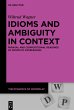 Idioms and Ambiguity in Context (eBook,... - Bild 1