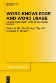Word Knowledge and Word Usage (eBook, ePUB)