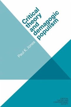 Cover Critical theory and demagogic populism (eBook, ePUB)
