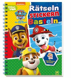 PAW Patrol - Rätseln Stickern Basteln - Schwager & Steinlein Verlag