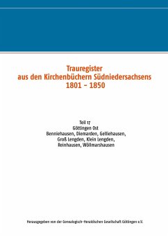 Trauregister aus Kirchenbüchern Südniedersachsens 1801 - 1850