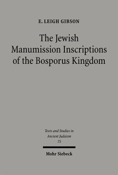 Cover The Jewish Manumission Inscriptions of the Bosporus Kingdom (eBook, PDF)