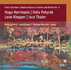 Franz Schreker'S Masterclasses - Lessing,Kolja/Kersten,Andreas
