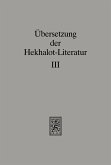 Übersetzung der Hekhalot-Literatur (eBook, PDF)