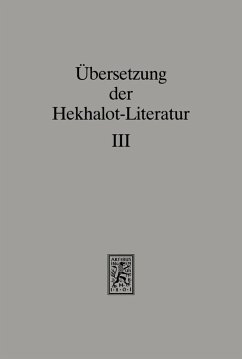 Cover Übersetzung der Hekhalot-Literatur (eBook, PDF)