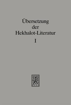 Übersetzung der Hekhalot-Literatur (eBook, PDF) Cover Übersetzung der Hekhalot-Literatur (eBook, PDF)