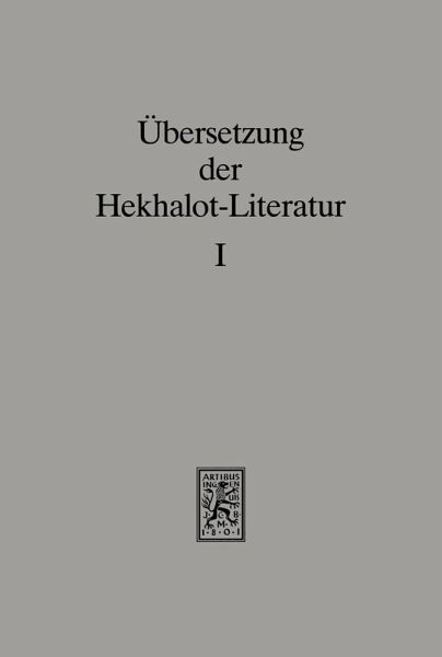 Übersetzung der Hekhalot-Literatur (eBook, PDF)